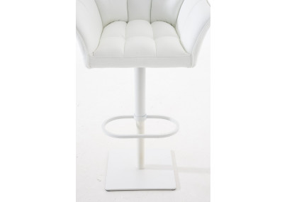 Tabouret de bar blanc Damaso W