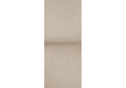 Tabouret de bar Los Angeles velours chrome crème