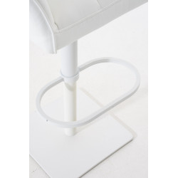Tabouret de bar Damaso W blanc