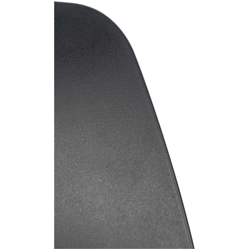 Tabouret de bar Gilbert, en plastique noir