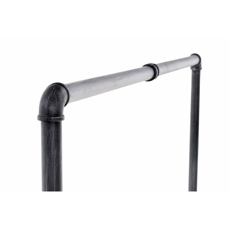 Stander Appendiabiti JERSEY in Metallo argento,150 cm