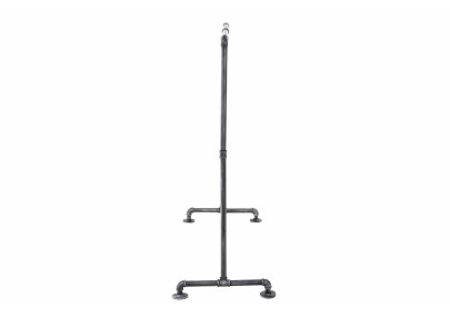 Stander Appendiabiti JERSEY in Metallo argento,150 cm