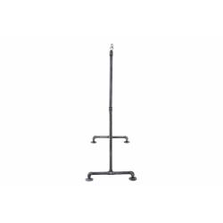 Stander Appendiabiti JERSEY in Metallo argento,150 cm