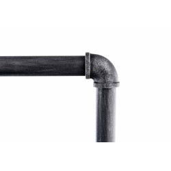 Stander Appendiabiti JERSEY in Metallo argento,150 cm