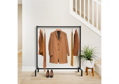 Portant ? v?tements Melva 120x38x120 noir