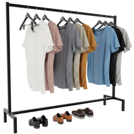 Kleiderständer Melva 150x38x120