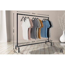 Kleiderständer Melva 150x38x120