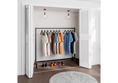 Portant ? v?tements Melva 150x38x120 noir