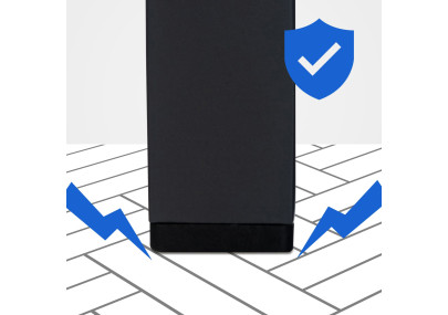 Portant ? v?tements Melva 150x38x120 noir