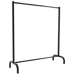 Perchero Lara en estilo industrial Negro,120x38x120 cm