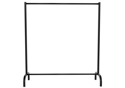 Perchero Lara en estilo industrial Negro,120x38x120 cm