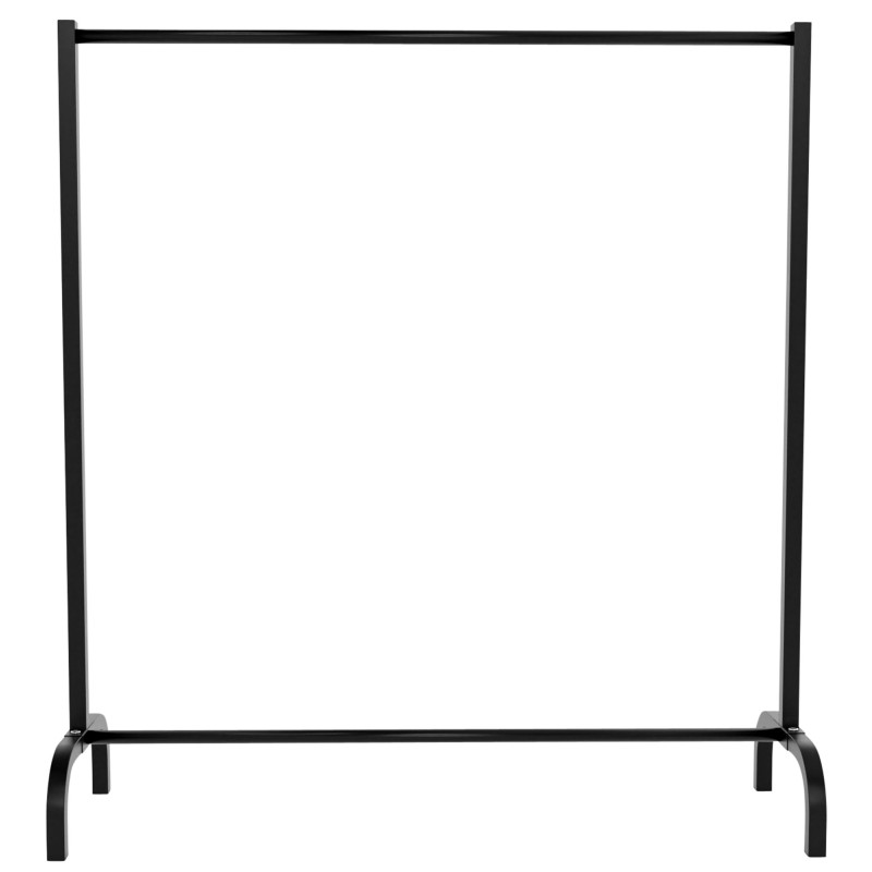 Perchero Lara en estilo industrial Negro,120x38x120 cm