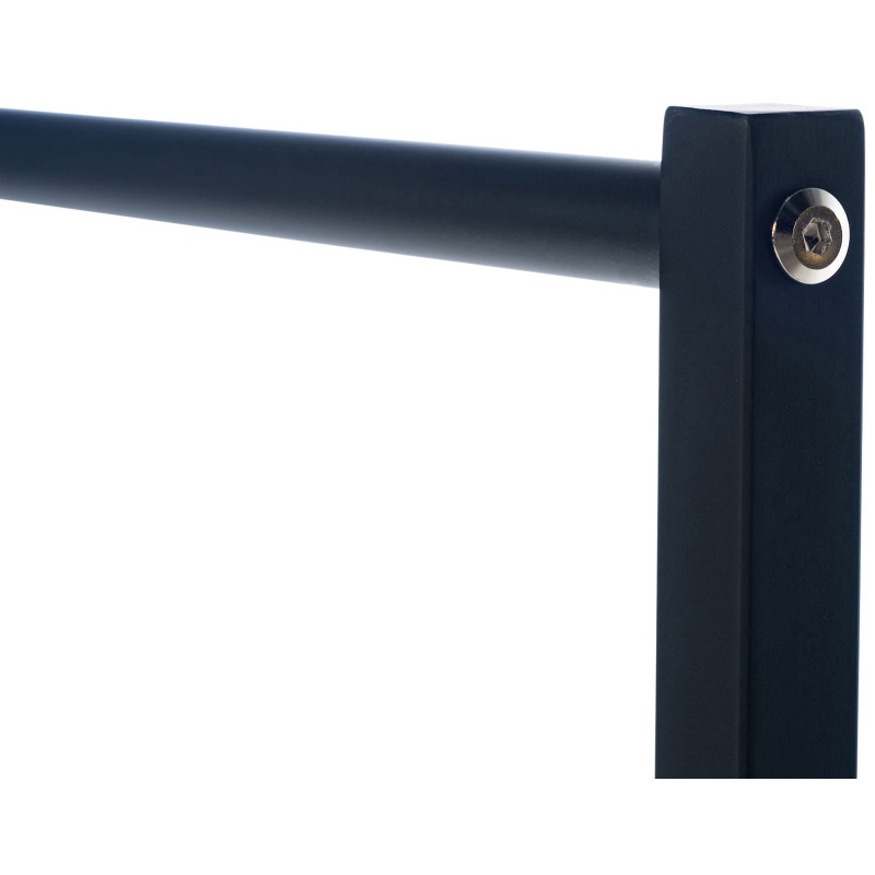 Portant ? v?tements Lara 120x38x120 noir