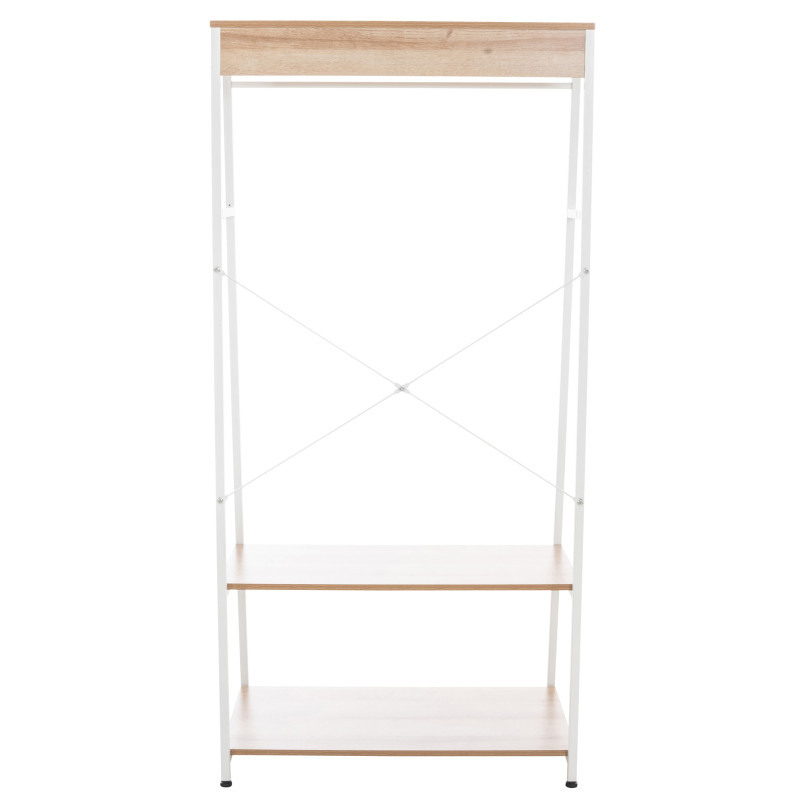 Portant ? v?tements Luton naturel/blanc