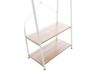 Portant ? v?tements Luton naturel/blanc