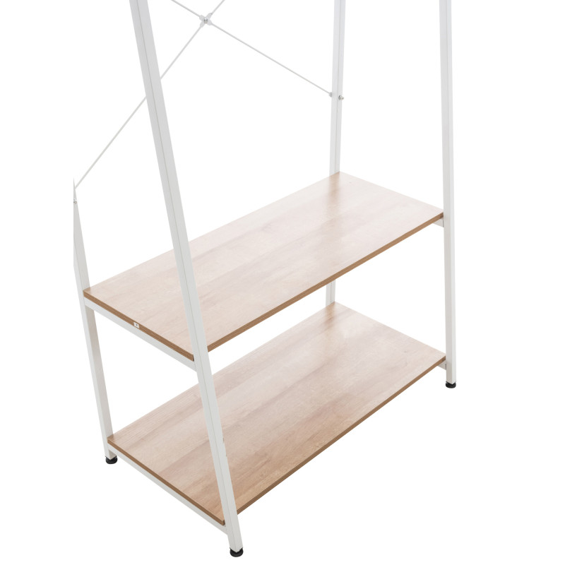 Portant à vêtements Luton naturel/blanc