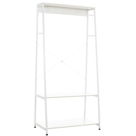 Portant à vêtements blanc Luton