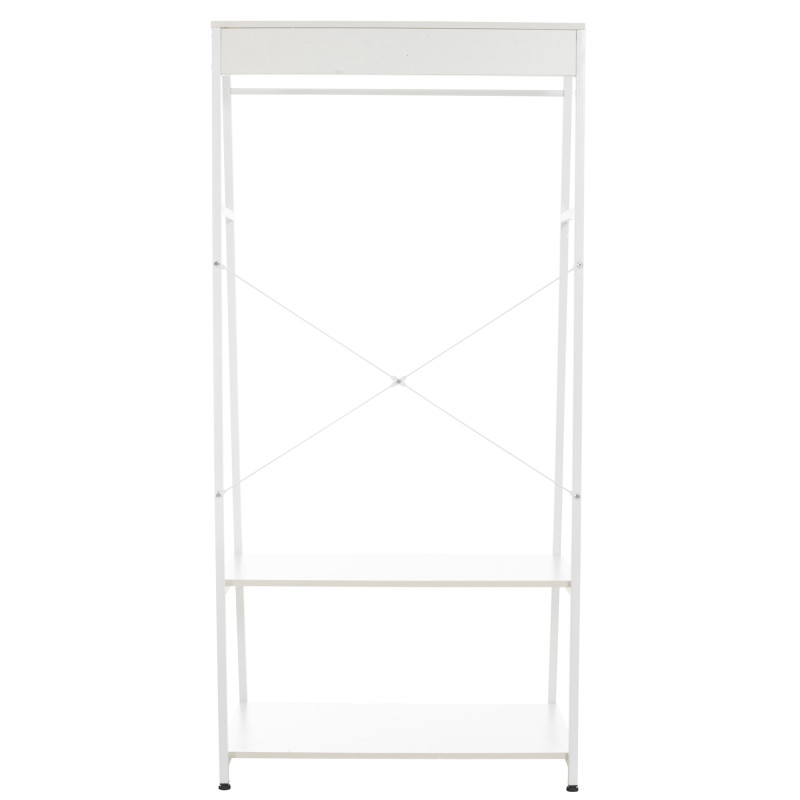 Stand appendiabiti Luton bianco