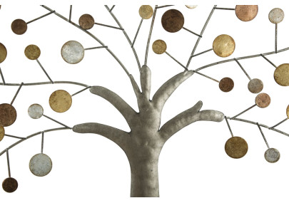 Panneau mural miroir Arbre de Vie – Ø61 cm – Style Glam chic et lumineux