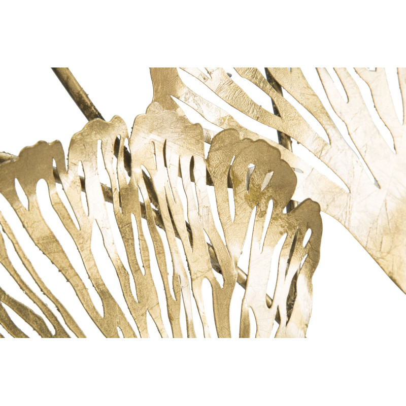 Décoration murale Iris verticale – 78x101 cm – Fleurs métal design Glam