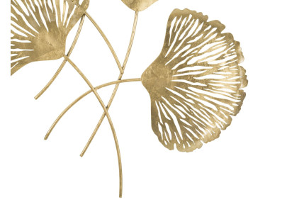 Décoration murale Iris verticale – 78x101 cm – Fleurs métal design Glam