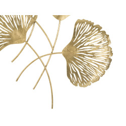 Décoration murale Iris verticale – 78x101 cm – Fleurs métal design Glam