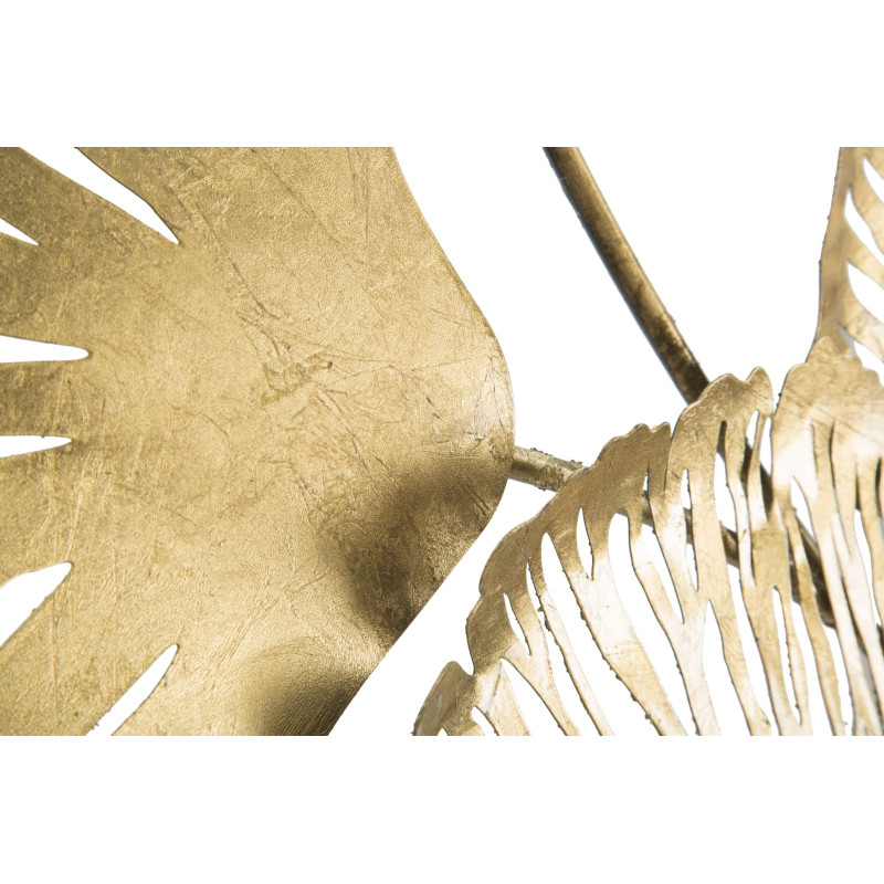 Décoration murale Iris verticale – 78x101 cm – Fleurs métal design Glam