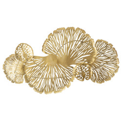 Décoration murale Iris verticale – 115x64 cm – Élégance florale Glam moderne