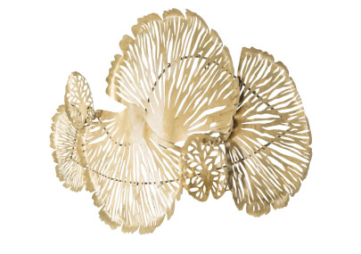 Décoration murale Iris verticale – 115x64 cm – Élégance florale Glam moderne