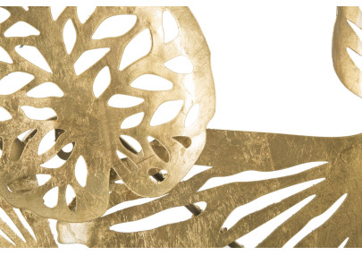 Décoration murale Iris verticale – 115x64 cm – Élégance florale Glam moderne