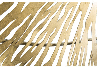 Décoration murale Iris verticale – 115x64 cm – Élégance florale Glam moderne