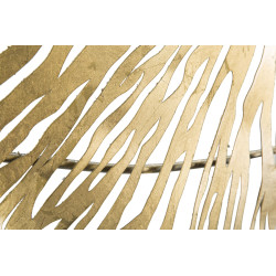 Décoration murale Iris verticale – 115x64 cm – Élégance florale Glam moderne