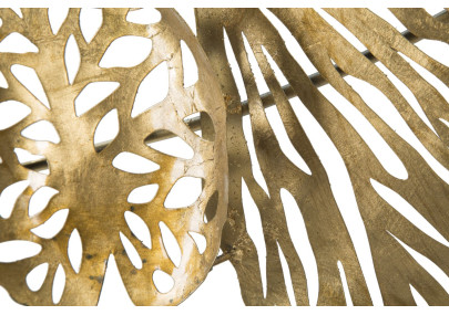 Décoration murale Iris verticale – 115x64 cm – Élégance florale Glam moderne