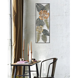 Décoration murale métal “Aussi” – Modèle A – 30x88 cm – Style Glam contemporain