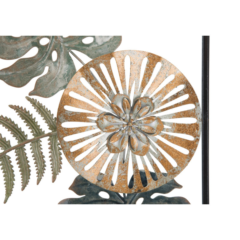 Decoración de pared de metal "Aussi" – Modelo B – 30x88 cm – Decoración de pared chic y refinada