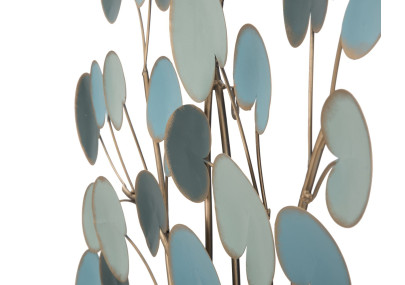 Décoration murale pomme métal – 89x90 cm – Style Glam et fruité