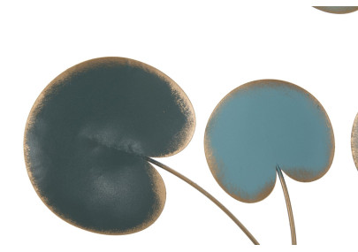 Decoración de pared de manzana de metal – 89x90 cm – Estilo Glamuroso y Frutal