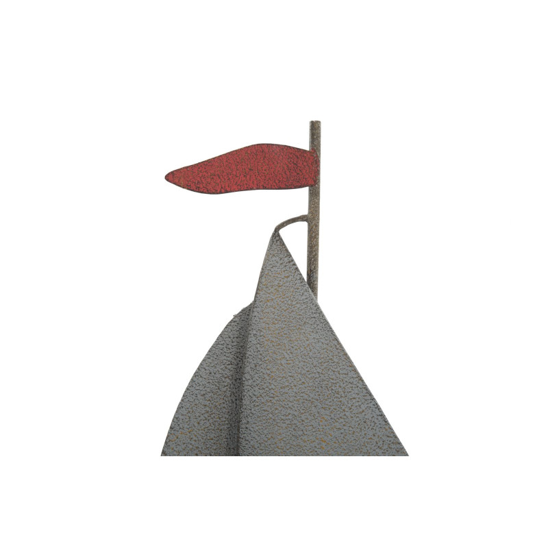 Decoración de pared de mar de metal – 114x62 cm – Ambiente marino y relajante