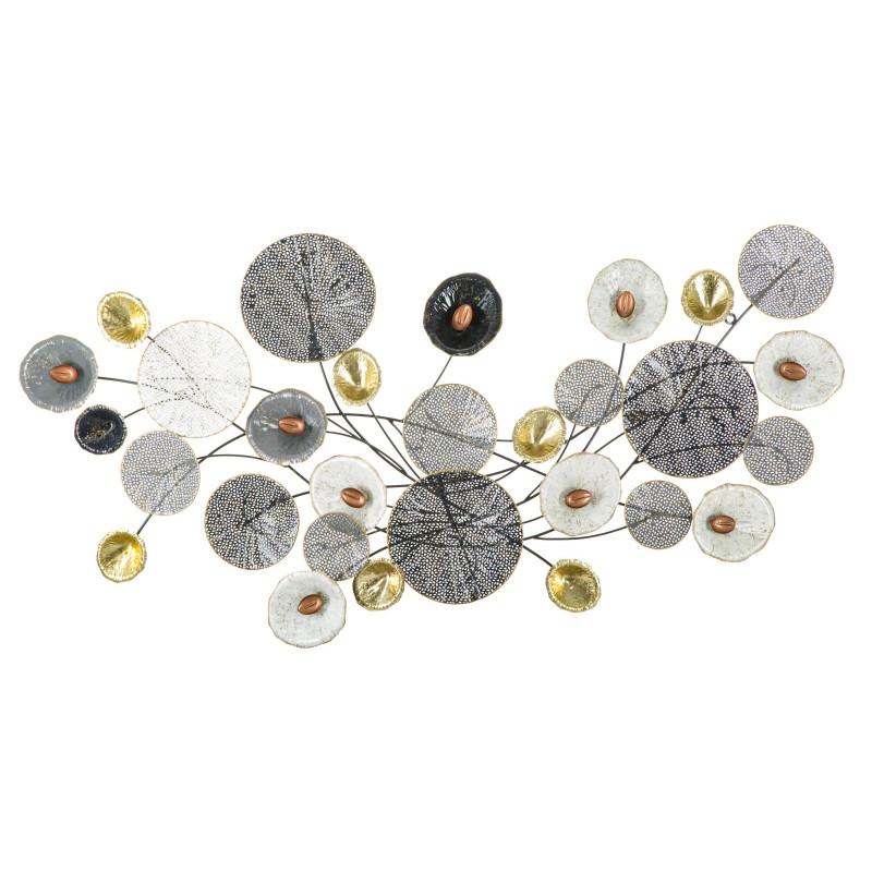 Rejilla de pared de hierro – 135x69 cm – Auténtico estilo industrial