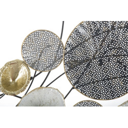 Rejilla de pared de hierro – 135x69 cm – Auténtico estilo industrial