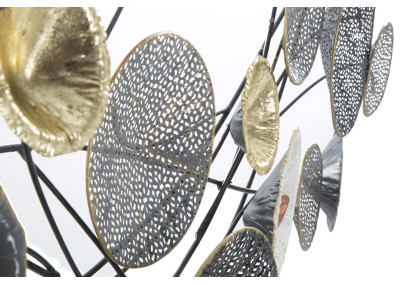 Rejilla de pared de hierro – 135x69 cm – Auténtico estilo industrial