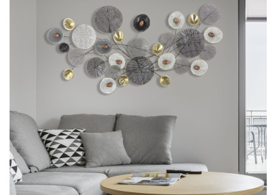 Rejilla de pared de hierro – 135x69 cm – Auténtico estilo industrial