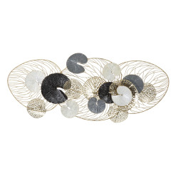 Panel de pared de hierro Luxy – 124x55 cm – Diseño Glam contemporáneo