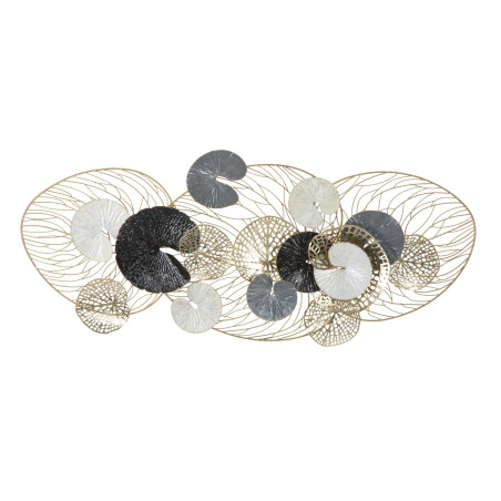 Pannello murale in ferro Luxy – 124x55 cm – Design Glam contemporaneo