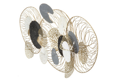 Pannello murale in ferro Luxy – 124x55 cm – Design Glam contemporaneo