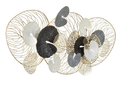 Panel de pared de hierro Luxy – 124x55 cm – Diseño Glam contemporáneo