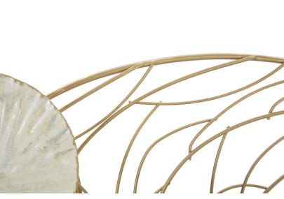 Panneau mural en fer Luxy – 124x55 cm – Design Glam contemporain