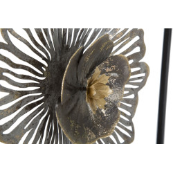 Pannello murale quadrato in ferro – 50x50 cm – Sobria decorazione da parete industriale