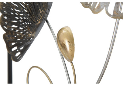 Panneau mural carré en fer – 50x50 cm – Déco murale industrielle sobre