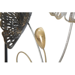 Panel de pared cuadrado de hierro – 50x50 cm – Decoración de pared industrial rústica